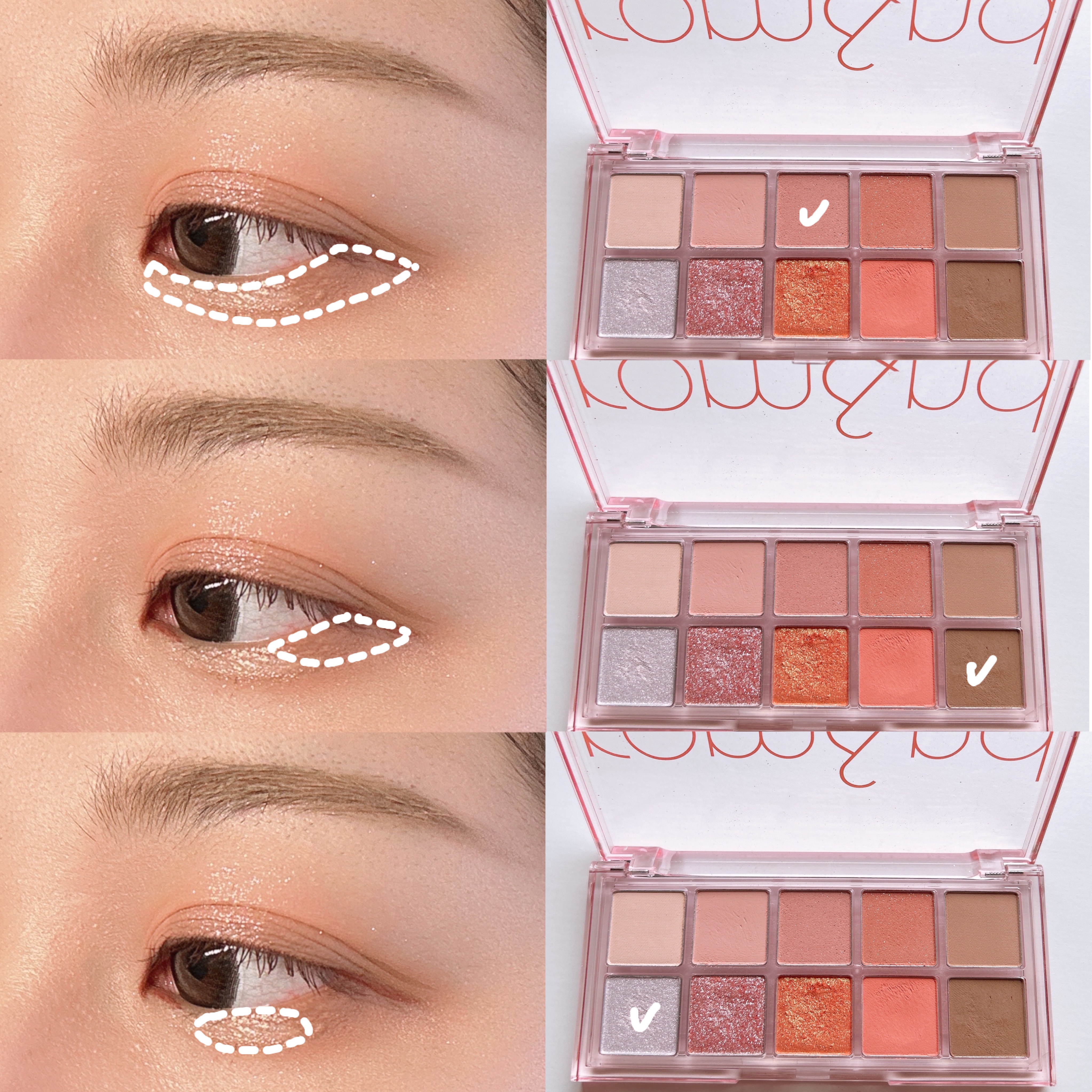 ベターザンパレット/rom&nd/アイシャドウパレットを使ったクチコミ（3枚目）