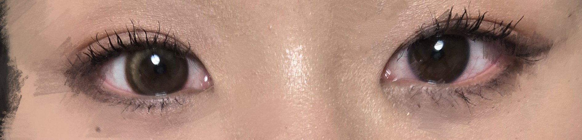 One & Only Kristin/Hapa kristin/カラーコンタクトレンズを使ったクチコミ（3枚目）