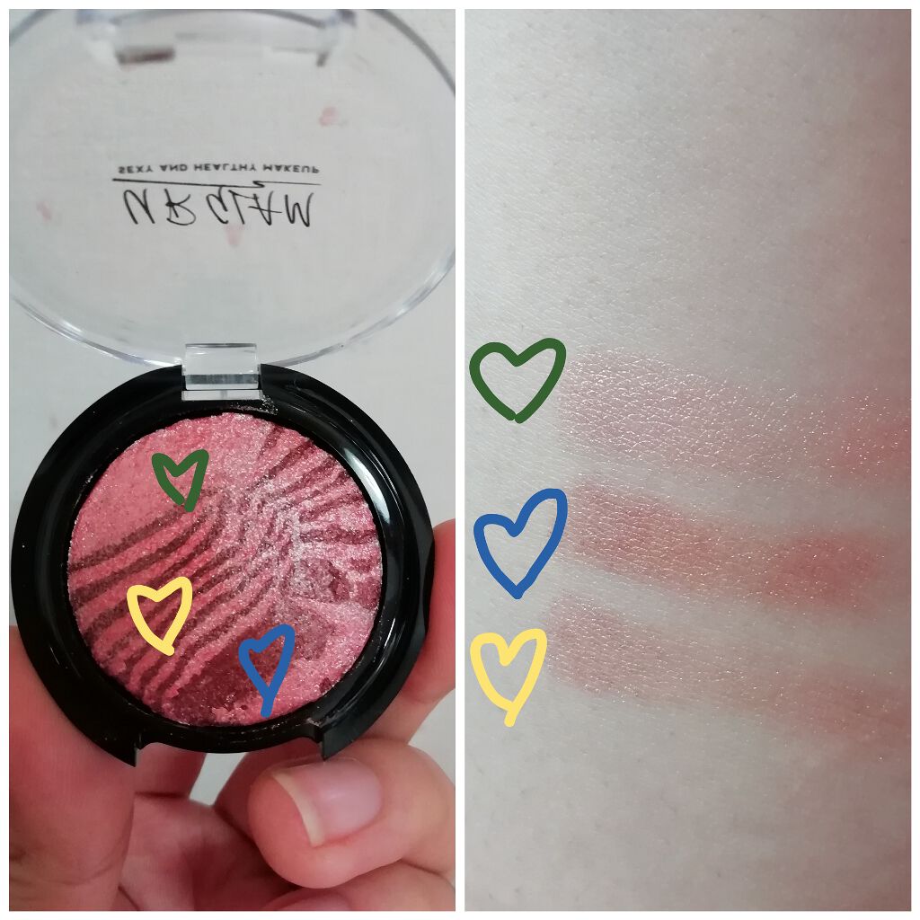 UR GLAM　EYE & CHEEK COLOR ライトブラウン/U R GLAM/単色アイシャドウを使ったクチコミ（3枚目）