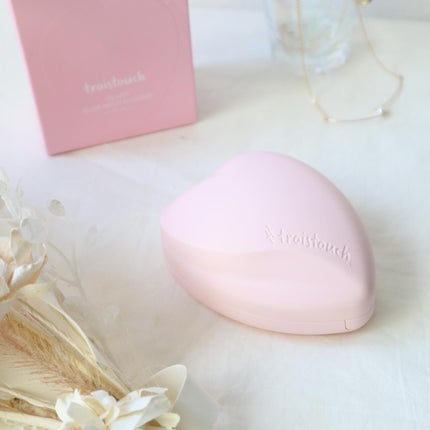 トワタッチ ハートクッション グロウメッシュ/troistouch/クッションファンデーションを使ったクチコミ(1枚目)