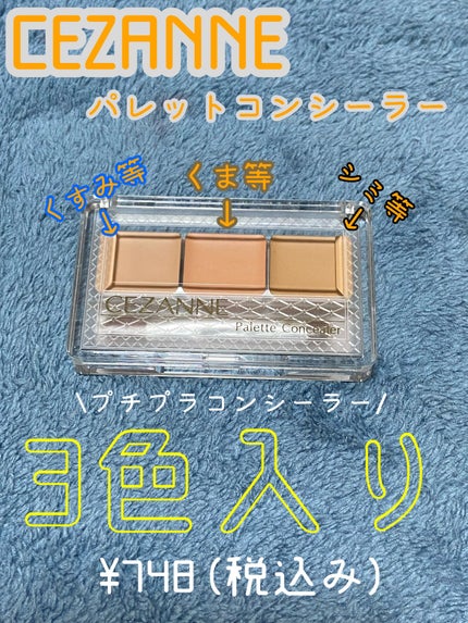 パレットコンシーラー/CEZANNE/パレットコンシーラーを使ったクチコミ(1枚目)