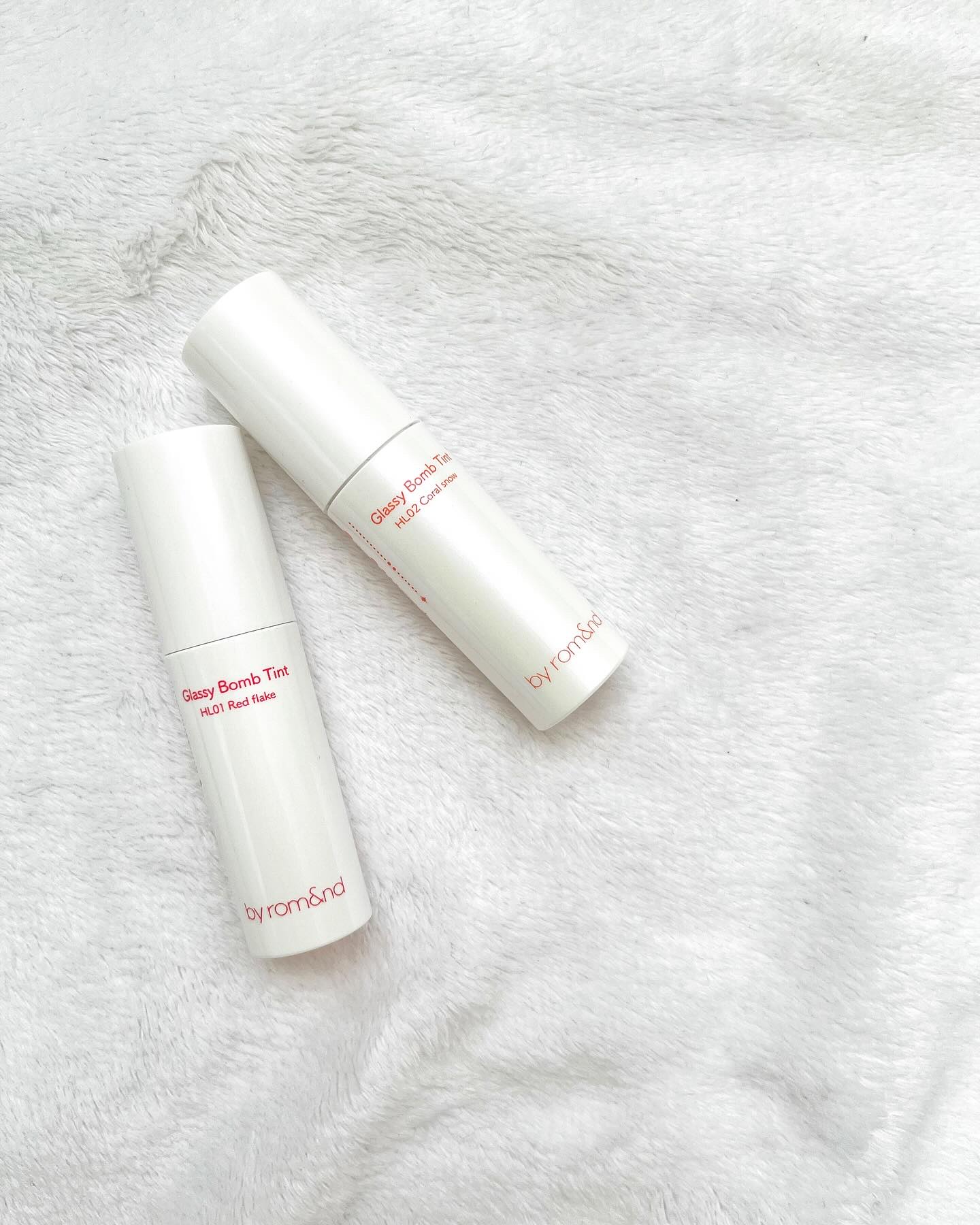 アンドバイロムアンド　グラッシーボムティント/&nd by rom&nd/リップティントを使ったクチコミ（3枚目）