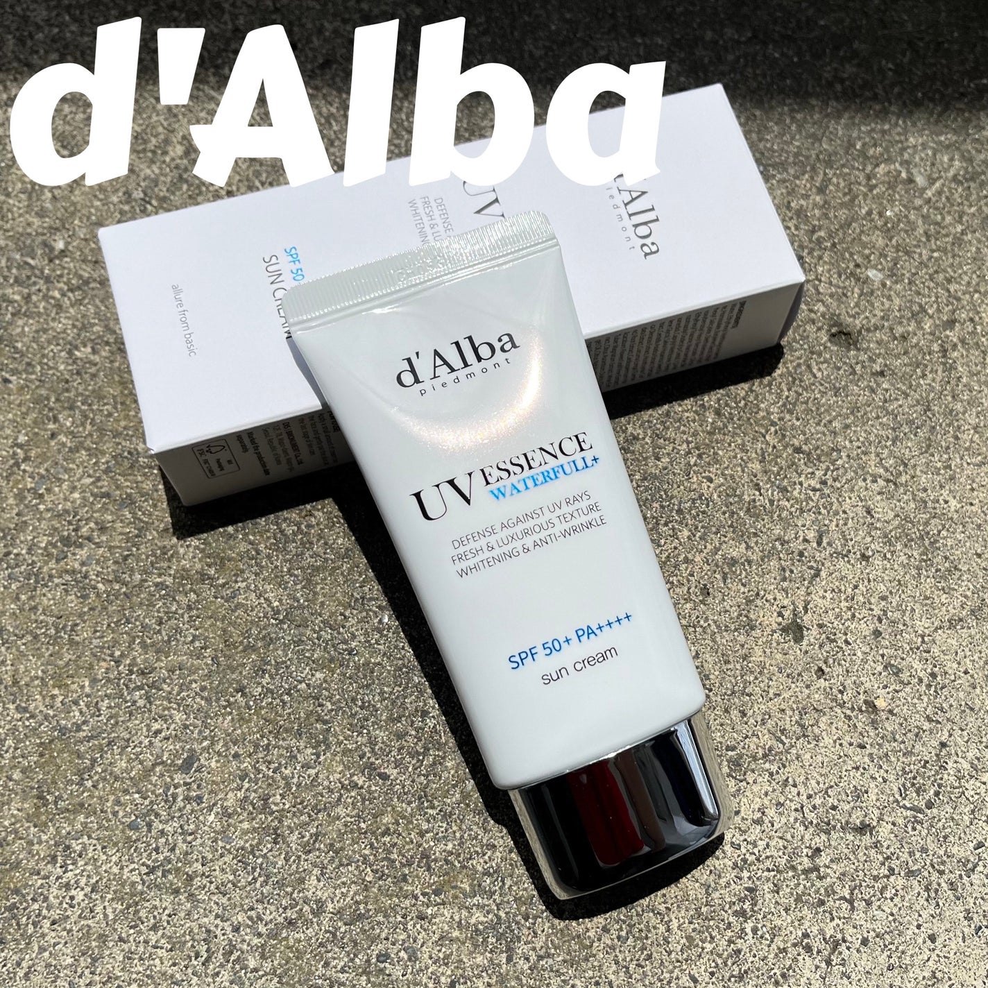 ダルバ ウォータフル エッセンス サンクリーム/ダルバ/日焼け止めクリームを使ったクチコミ(1枚目)