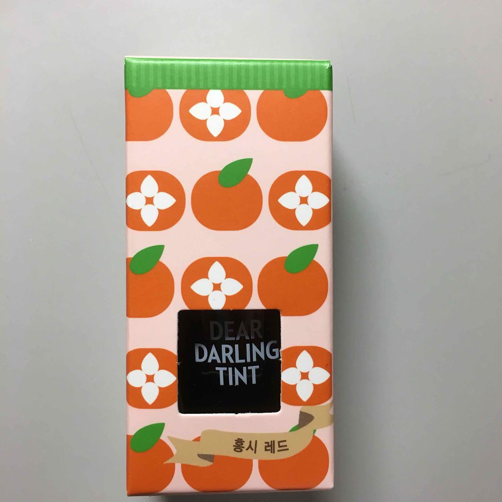 ディアダーリン ウォータージェルティント （アイスティント）/ETUDE/口紅を使ったクチコミ（1枚目）