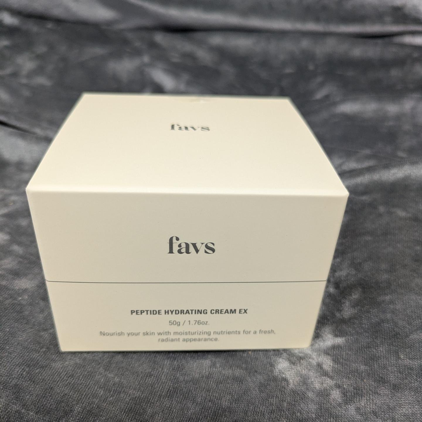 ペプチドハイドレーティングクリーム/favs/フェイスクリームを使ったクチコミ（1枚目）