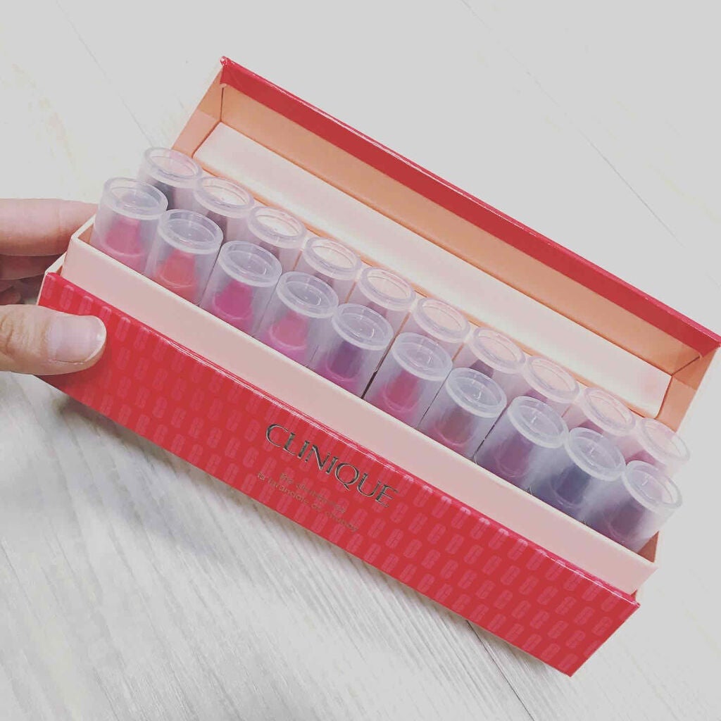 ミニ チャビー リップ ボックス/CLINIQUE/口紅を使ったクチコミ(3枚目)