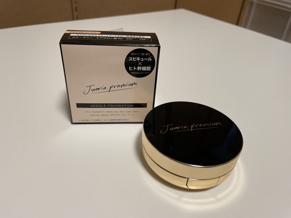 プレミアムニードルファンデーション/ジュエリアプレミアム/クッションファンデーションを使ったクチコミ（1枚目）