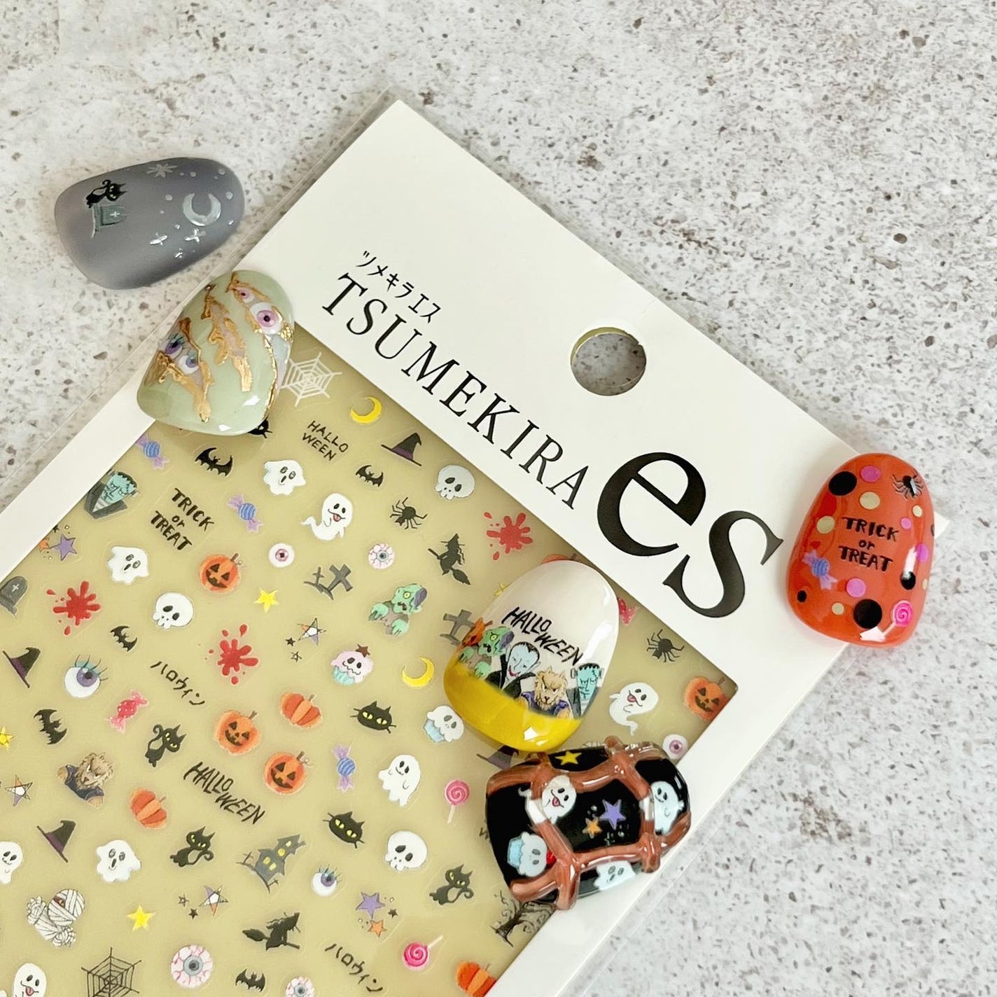 うらなか りか プロデュース Tiny Spooky Halloween/tsumekira/ネイル用品を使ったクチコミ(5枚目)