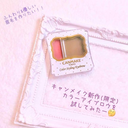 カラースタイリングアイブロウ/キャンメイク/パウダーアイブロウを使ったクチコミ(1枚目)