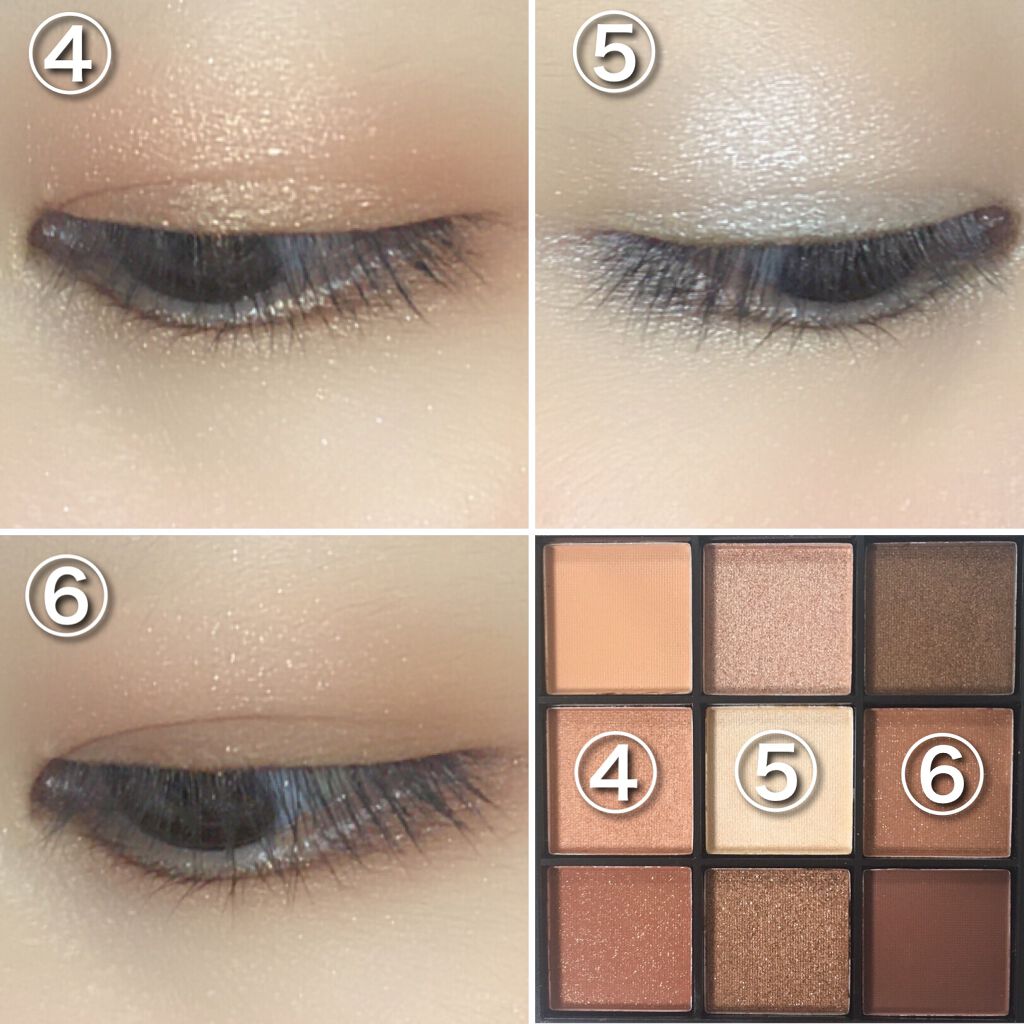 UR GLAM BLOOMING EYE COLOR PALETTE/U R GLAM/アイシャドウパレットを使ったクチコミ(5枚目)