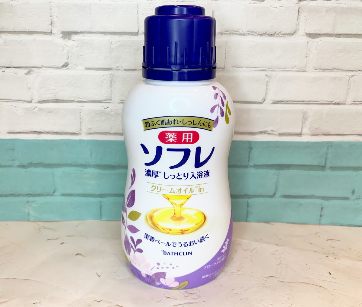 濃厚しっとり入浴液 ホワイトフローラルの香り/薬用ソフレ/保湿系入浴剤を使ったクチコミ(1枚目)