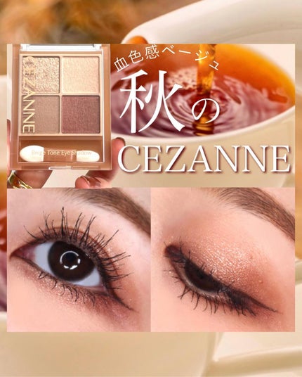 ベージュトーンアイシャドウ/CEZANNE/アイシャドウパレットを使ったクチコミ(1枚目)
