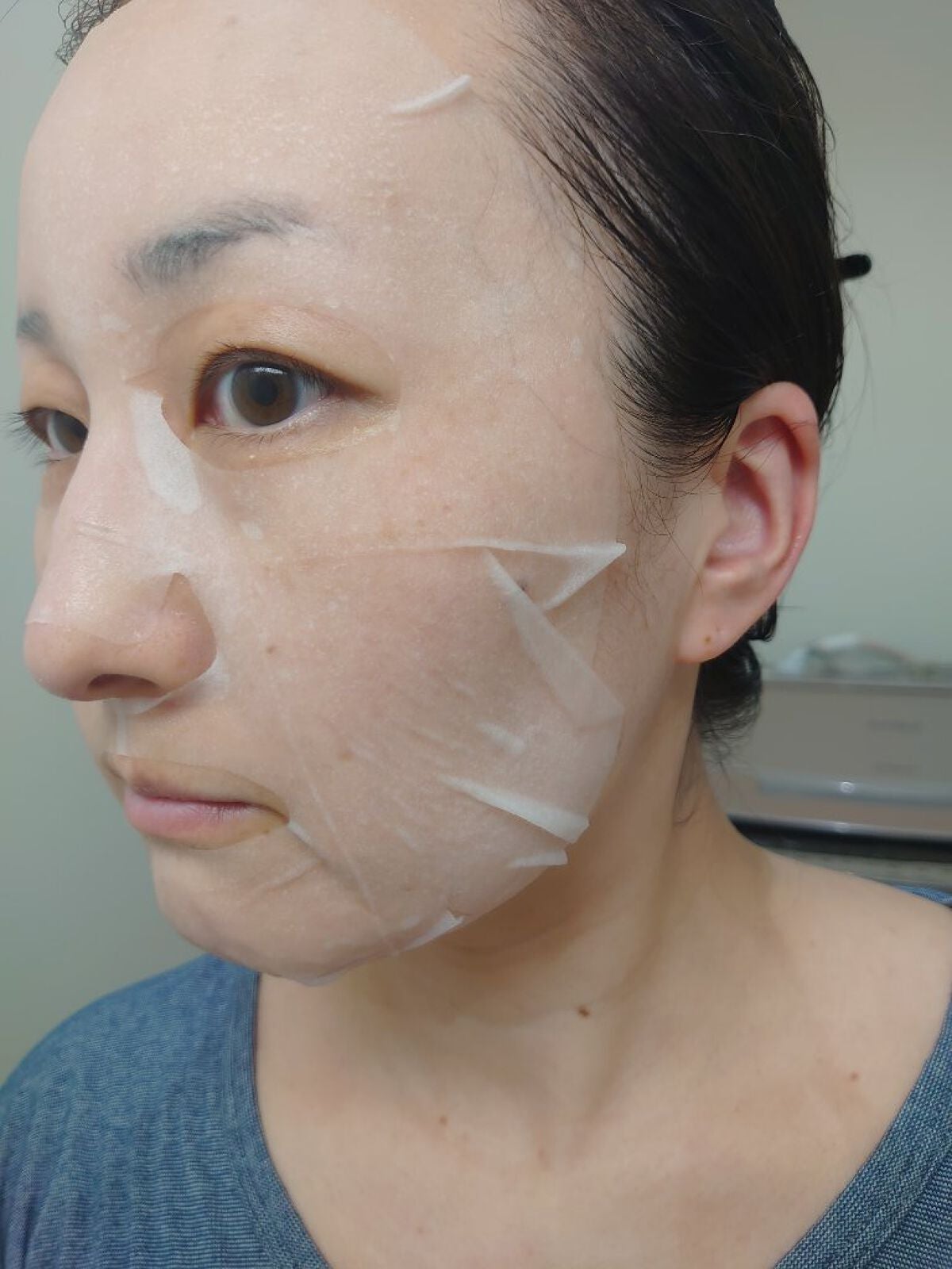 マイルド&モイスチャーアロエジェルシートマスク/ネイチャーリパブリック/シートマスク・パックを使ったクチコミ(5枚目)