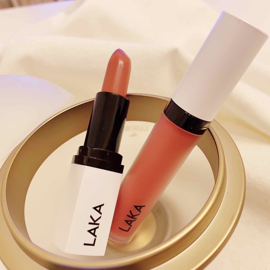 スムースマット リップティント/Laka/口紅を使ったクチコミ（1枚目）