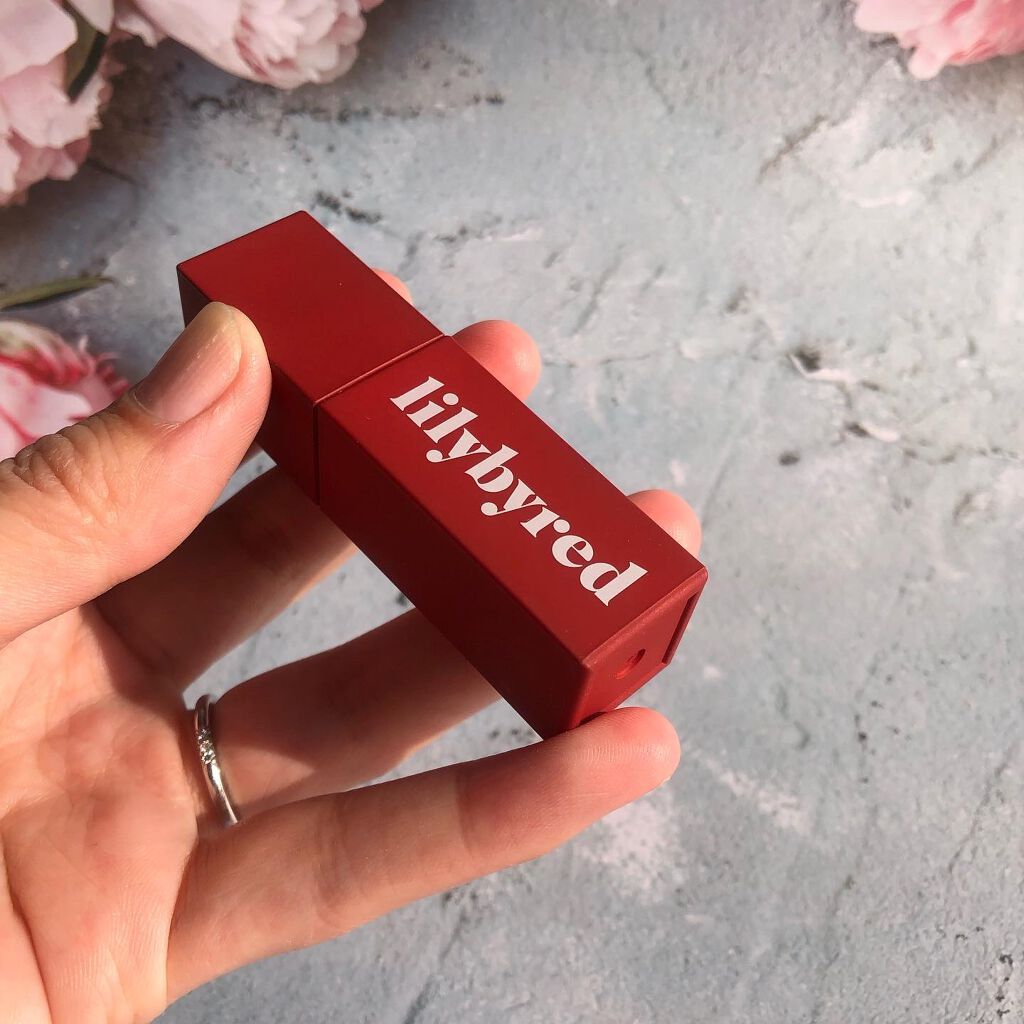 ムードライアー ベルベットティント/lilybyred/リップティントを使ったクチコミ（3枚目）