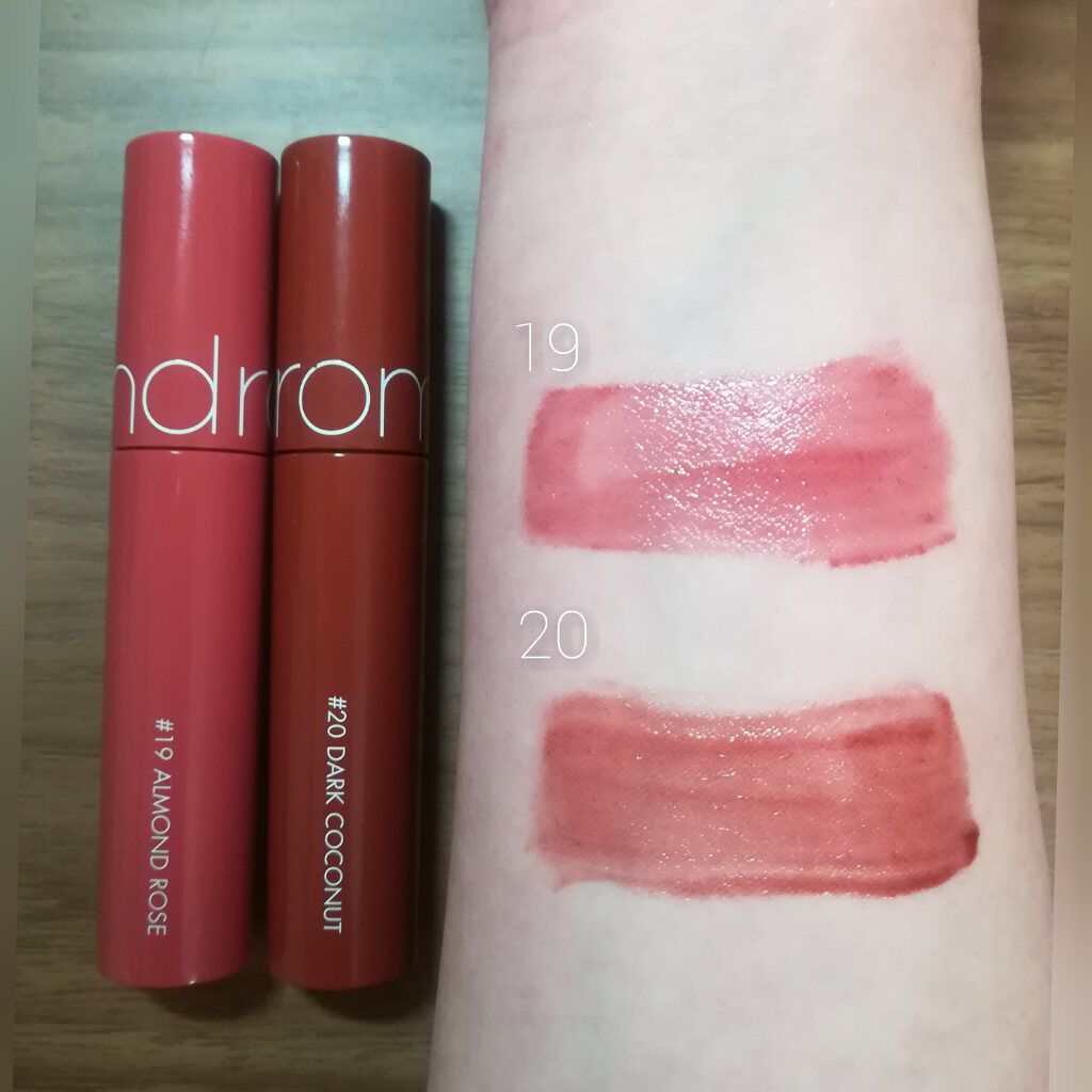 ジューシーラスティングティント/rom&nd/リップティントを使ったクチコミ(2枚目)