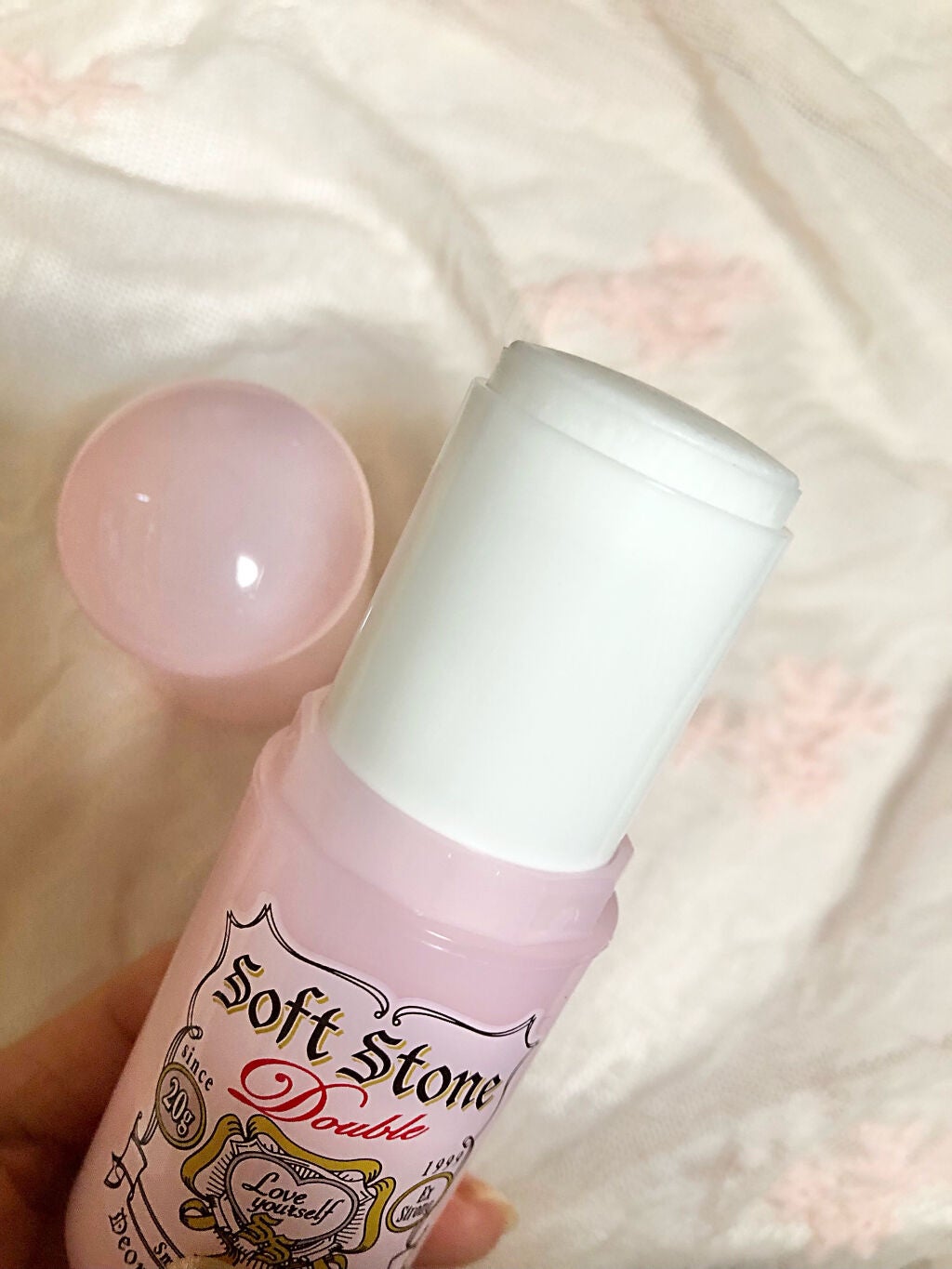 デオナチュレ ソフトストーンW ピンク/デオナチュレ/デオドラント・制汗剤を使ったクチコミ(2枚目)