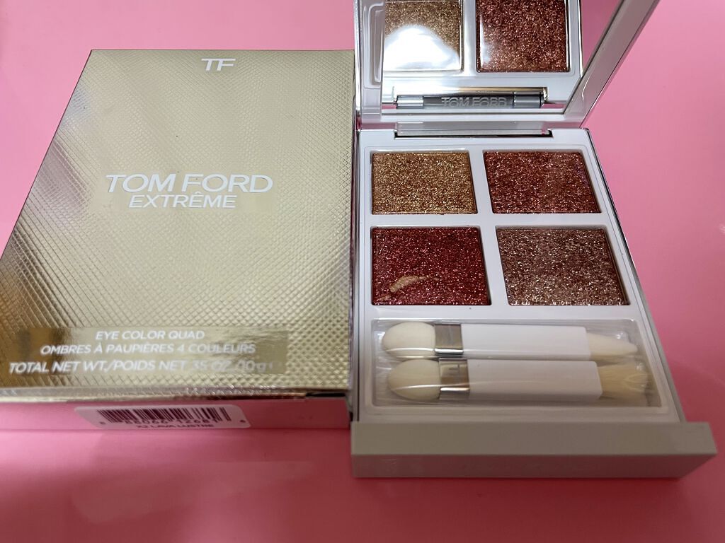 アイ カラー クォード エクストリーム X2 ラバ ラスター/TOM FORD BEAUTY/アイシャドウパレットを使ったクチコミ（1枚目）