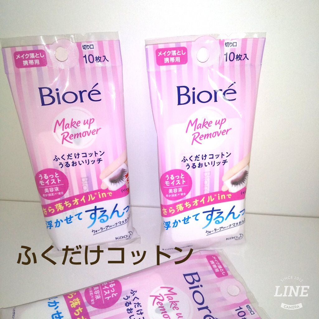 ふくだけコットン うるおいリッチ うるっとモイスト/ビオレ/クレンジングシートを使ったクチコミ(1枚目)