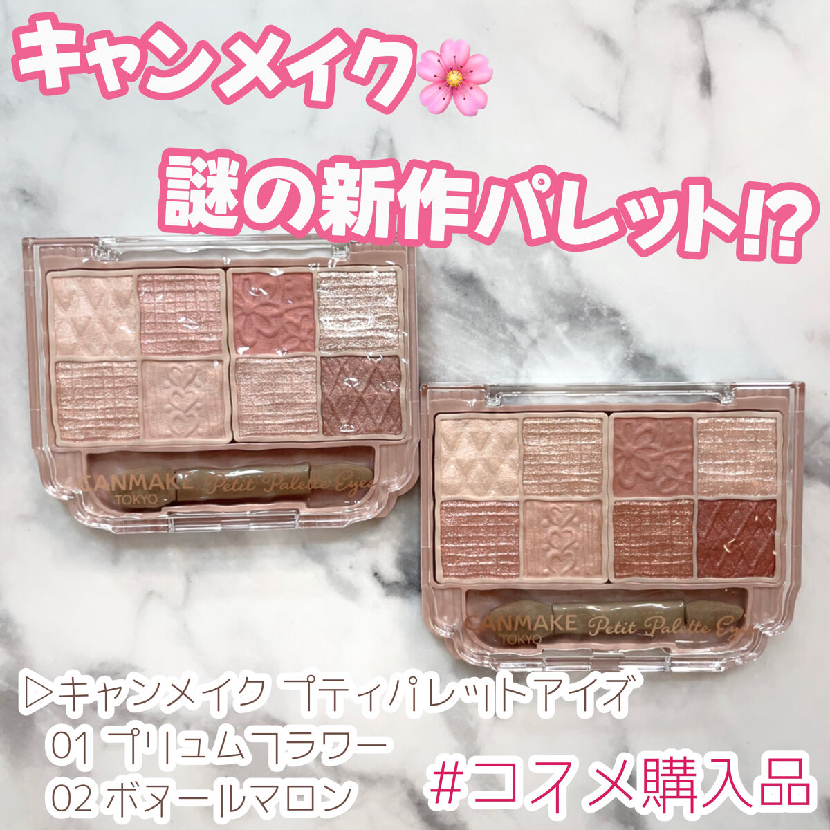 プティパレットアイズ/キャンメイク/パウダーアイシャドウを使ったクチコミ（1枚目）