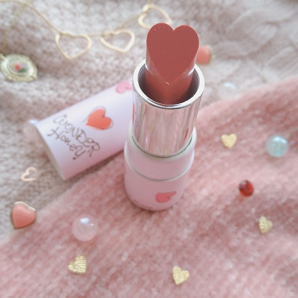 ワンダーハニー 恋するハートリップ/VECUA Honey/口紅を使ったクチコミ(1枚目)