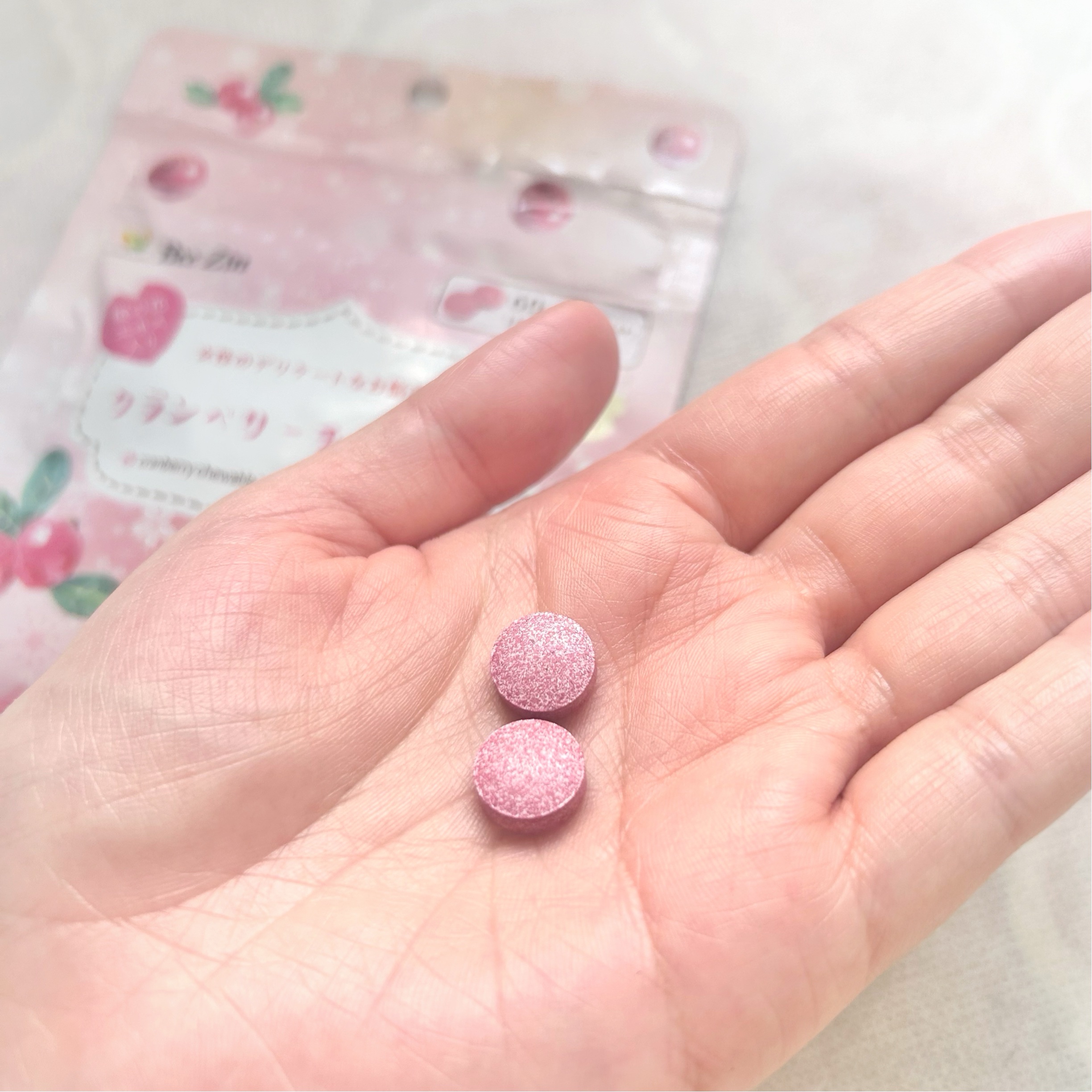 クランベリーチュアブル/Bee Zin/健康サプリメントを使ったクチコミ（2枚目）