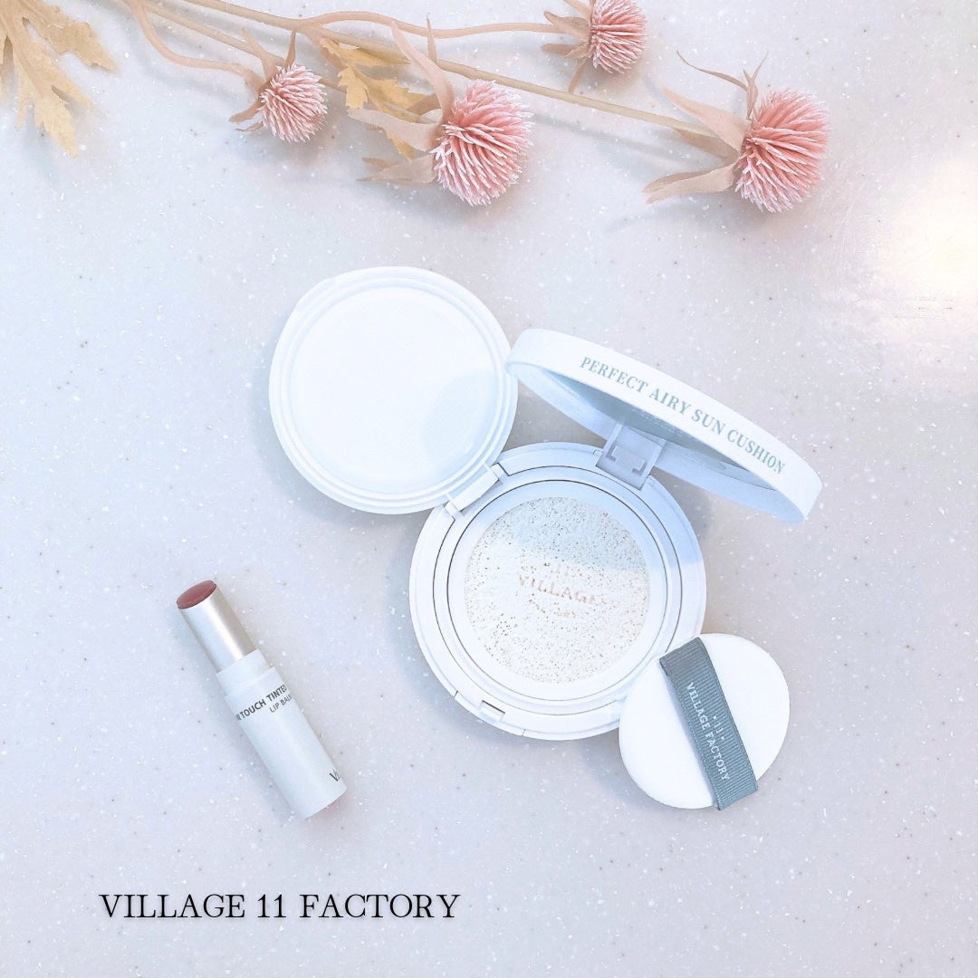 パーフェクトエアリーサンクッション/VILLAGE 11 FACTORY/日焼け止めローションを使ったクチコミ(1枚目)