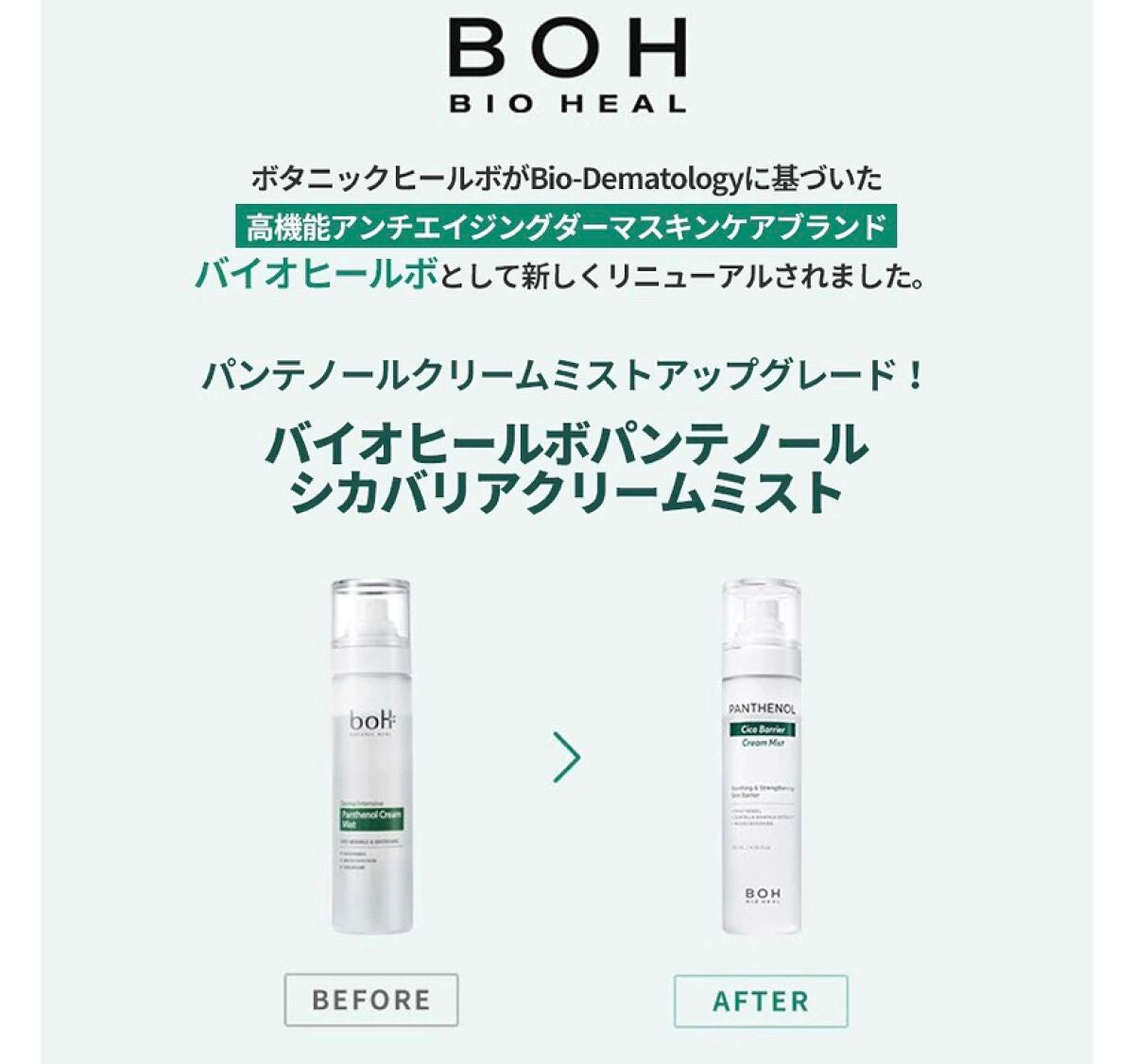 パンテノール クリームミスト/BIO HEAL BOH/化粧水を使ったクチコミ（4枚目）