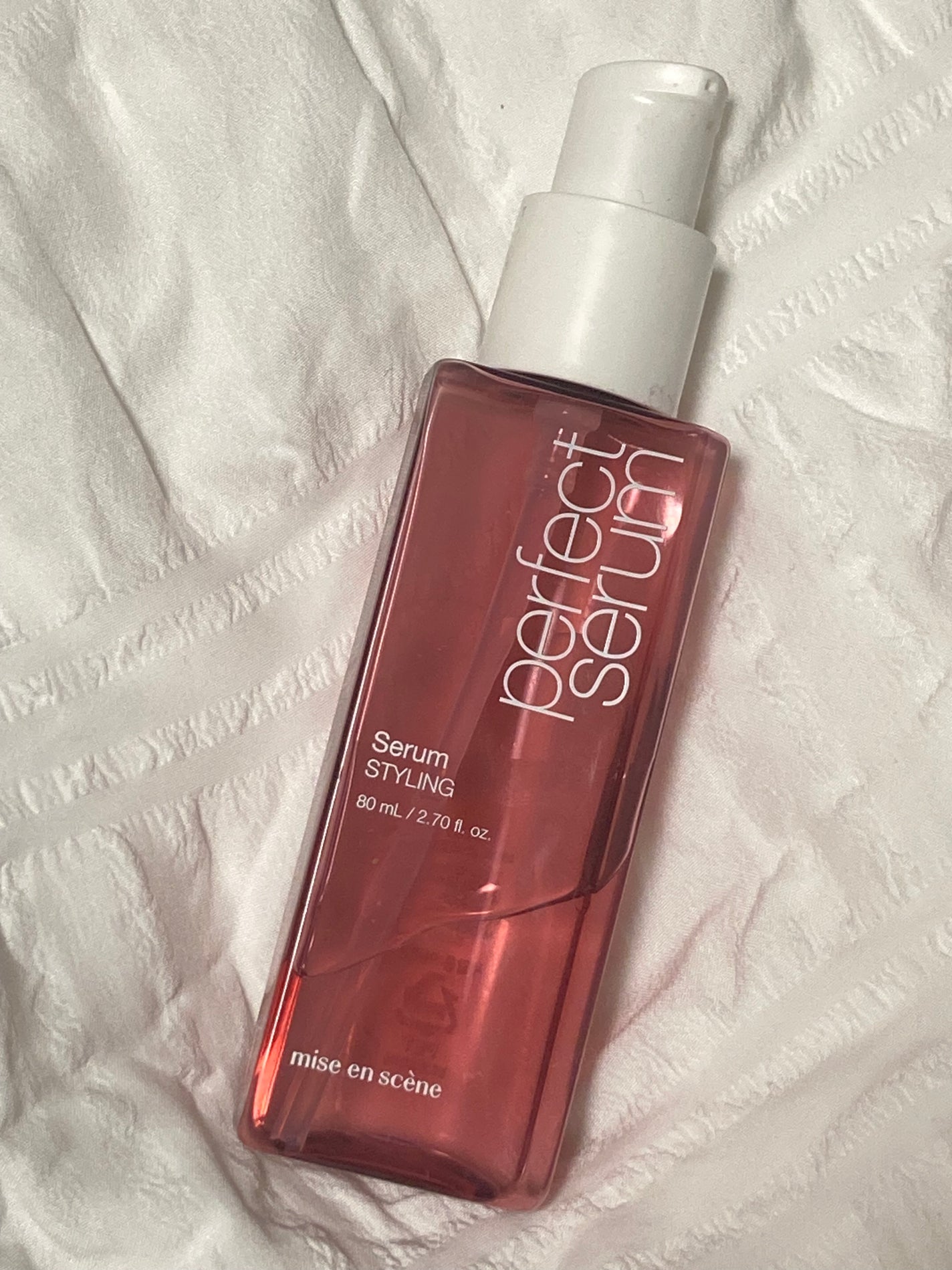 パーフェクトセラム スタイリングセラム/miseenscene/アウトバストリートメントを使ったクチコミ(1枚目)