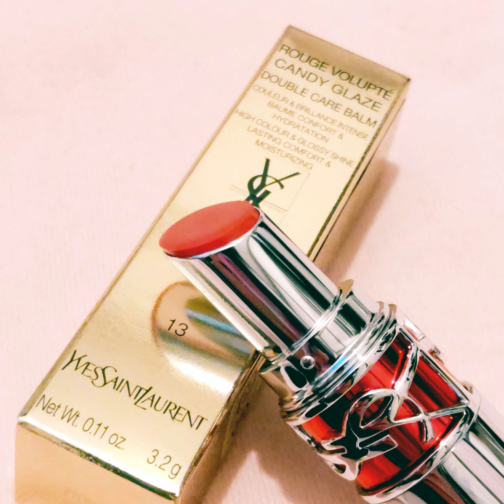 YSL ラブシャイン キャンディグレーズ/YVES SAINT LAURENT BEAUTE/口紅を使ったクチコミ（2枚目）