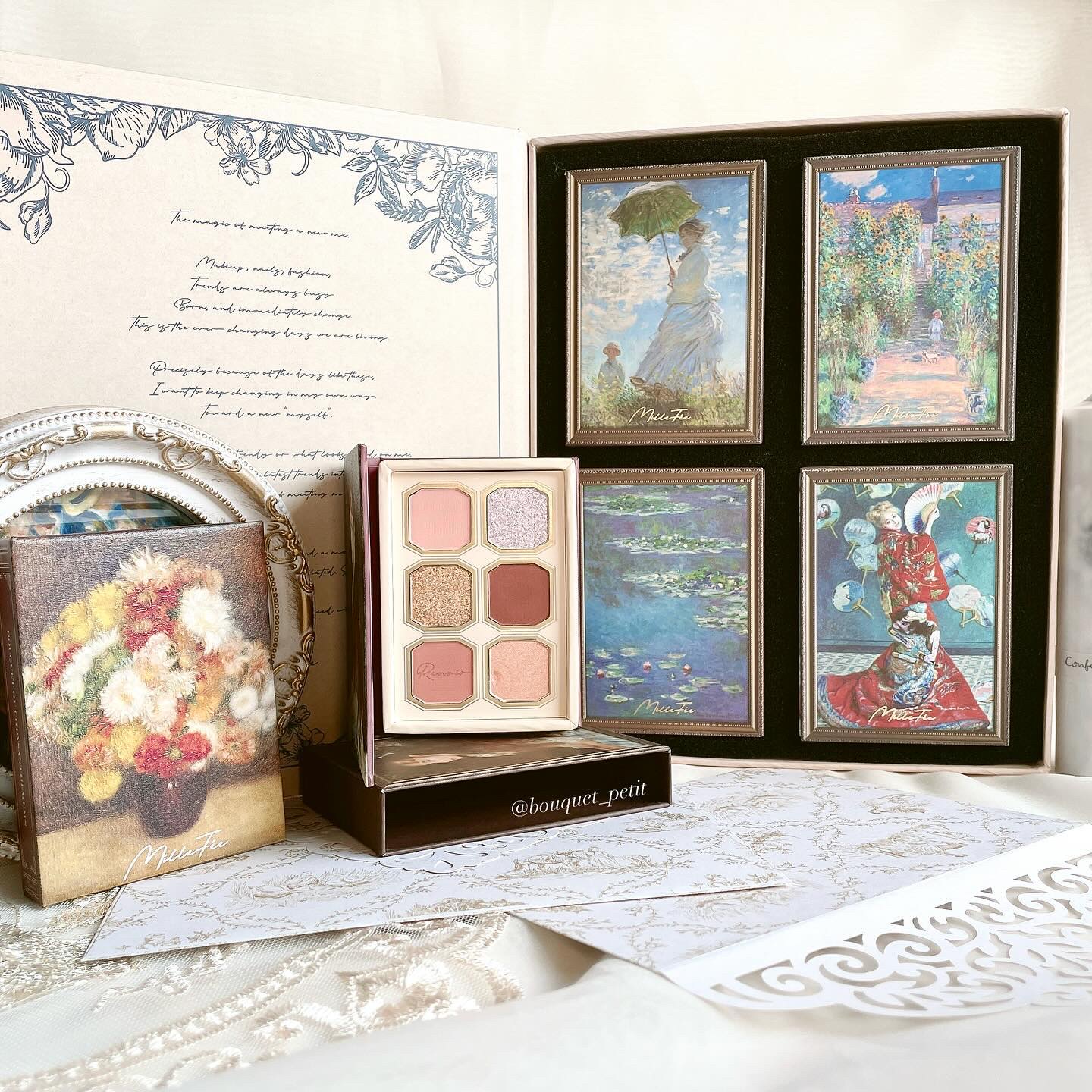 絵画アイシャドウパレット/MilleFée/アイシャドウパレットを使ったクチコミ（2枚目）