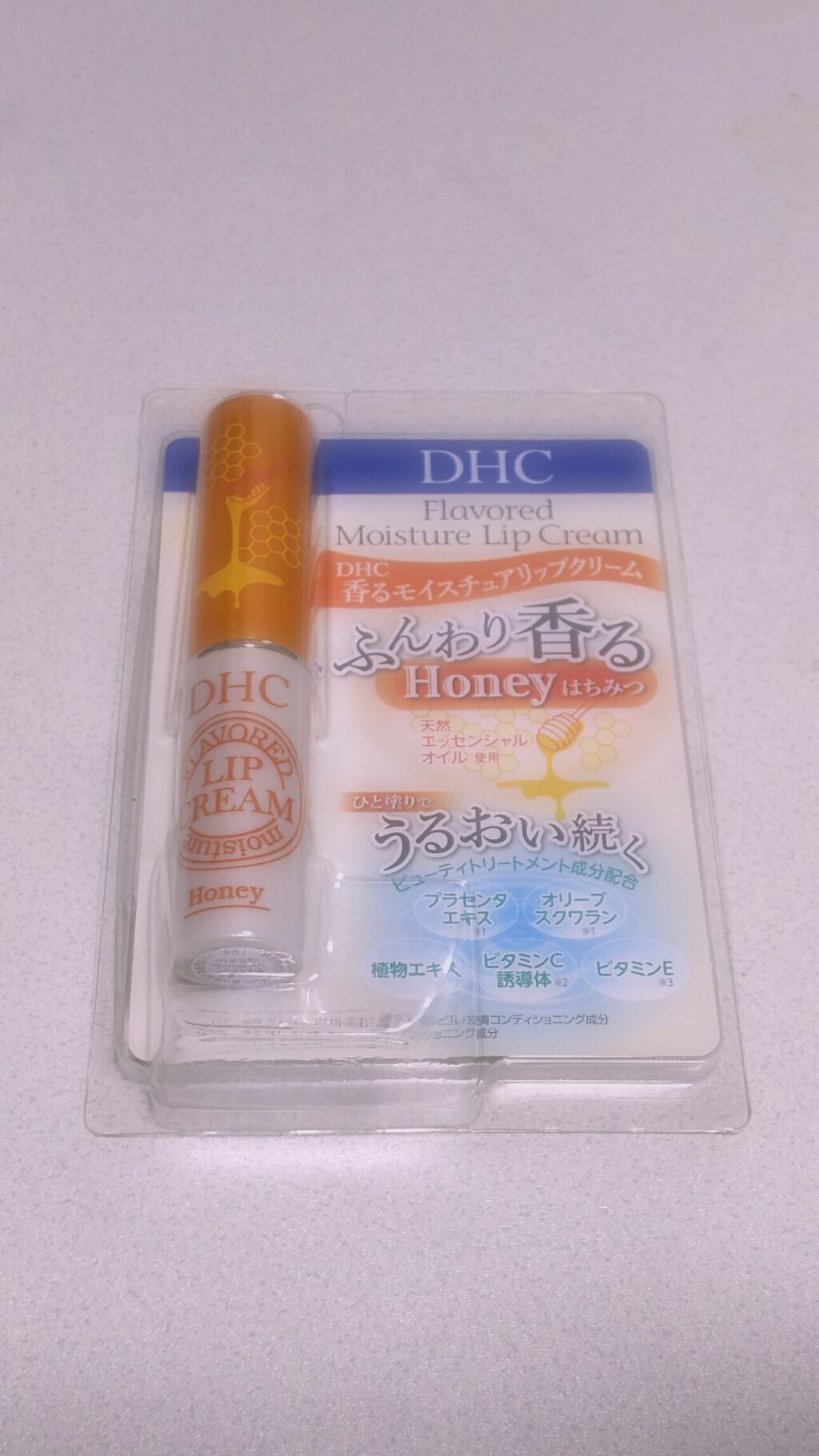 香るモイスチュアリップクリーム はちみつ/DHC/リップクリームを使ったクチコミ（1枚目）