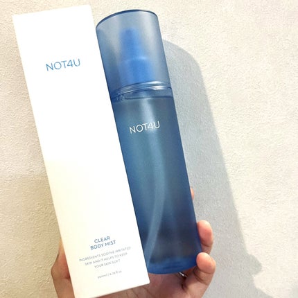 NOT4U クリア ボディミスト/NOT4U/ミスト状化粧水を使ったクチコミ(4枚目)