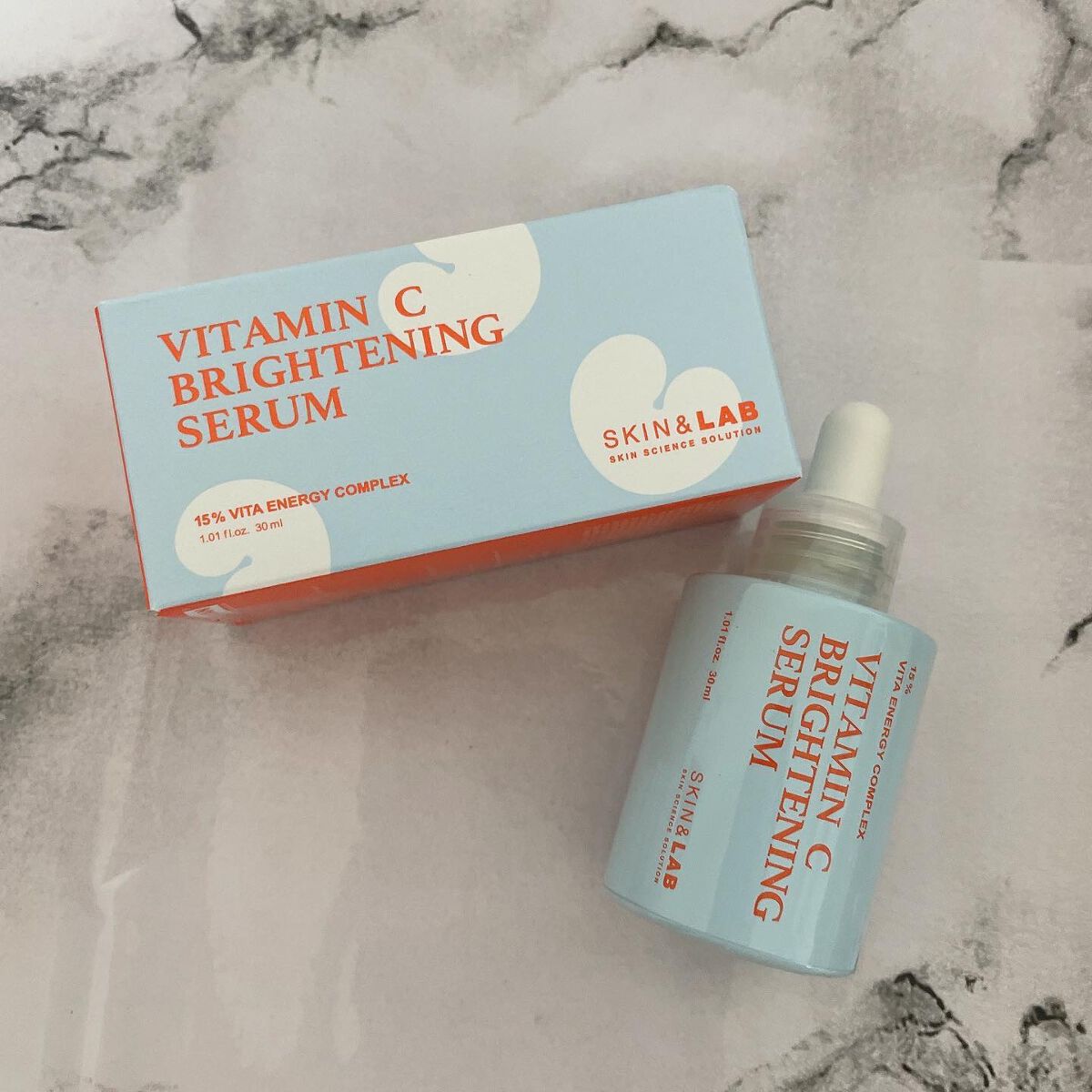 ビタミンCブライトニングセラム /SKIN&LAB/美容液を使ったクチコミ（1枚目）