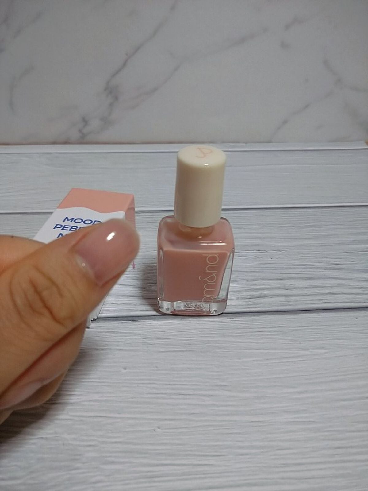 ムードペブルネイル/rom&nd/マニキュアを使ったクチコミ(2枚目)