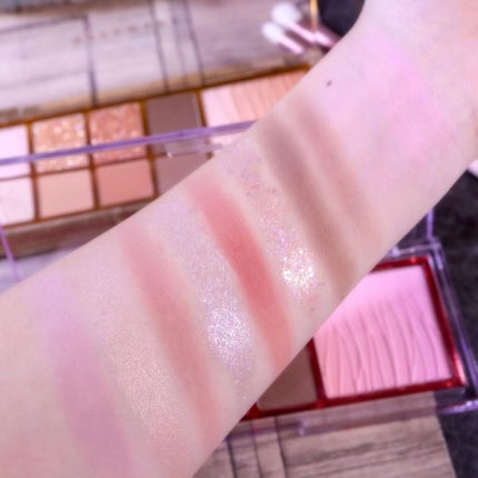 ミックスブラーリングアイパレット/wakemake/マルチパレットを使ったクチコミ(4枚目)