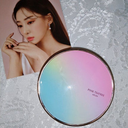 ピンクティーツリーカバークッション/APLIN/クッションファンデーションを使ったクチコミ(2枚目)