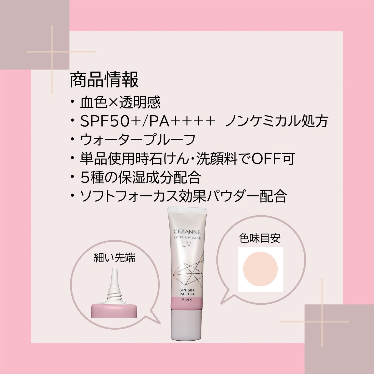 UVトーンアップベース/CEZANNE/化粧下地を使ったクチコミ(2枚目)