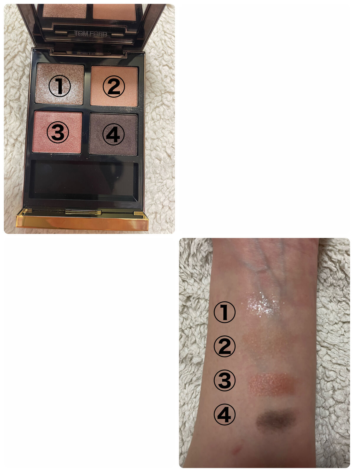 アイ カラー クォード 20 ディスコ ダスト/TOM FORD BEAUTY/アイシャドウパレットを使ったクチコミ（2枚目）