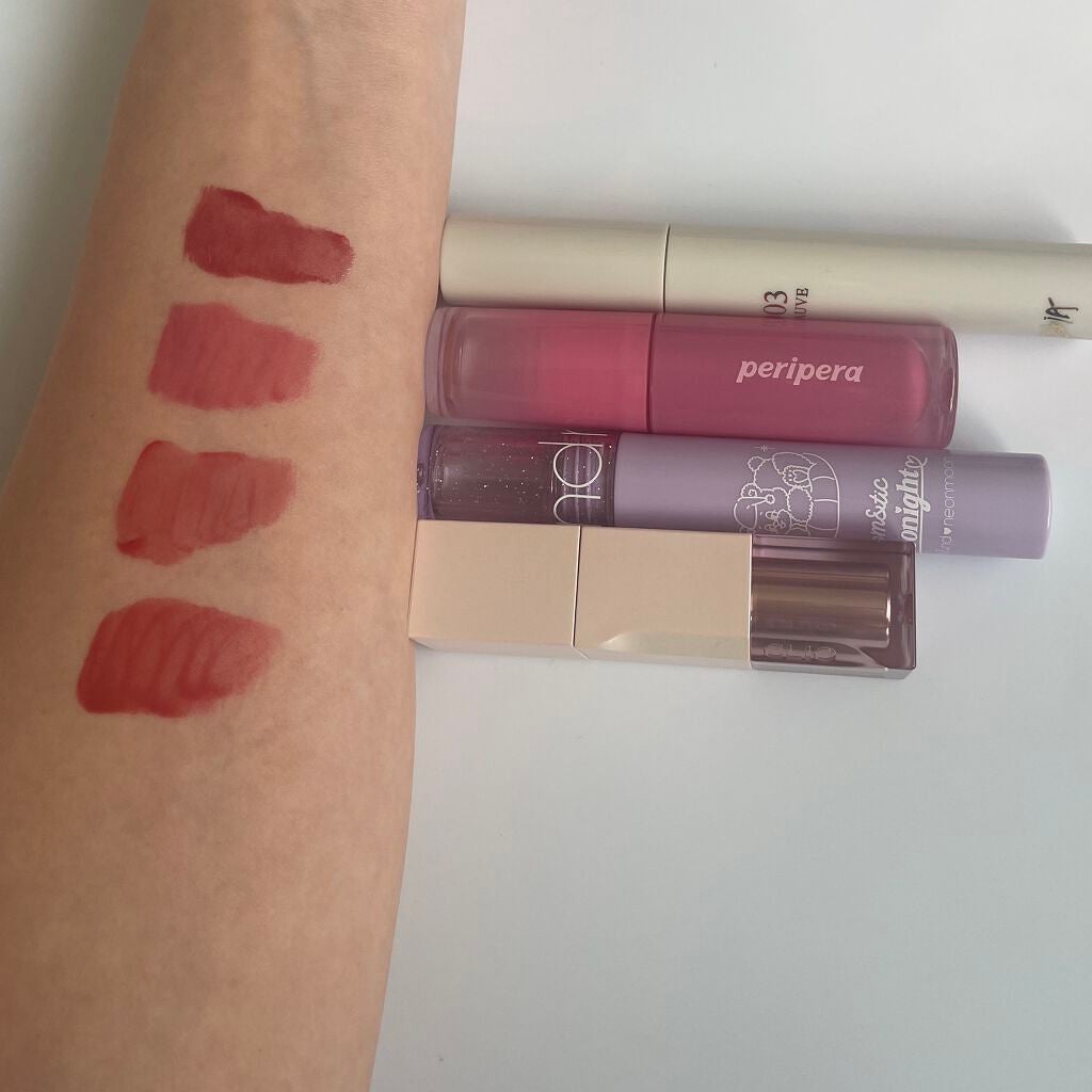 グラスティングウォーターティント/rom&nd/リップティントを使ったクチコミ(2枚目)