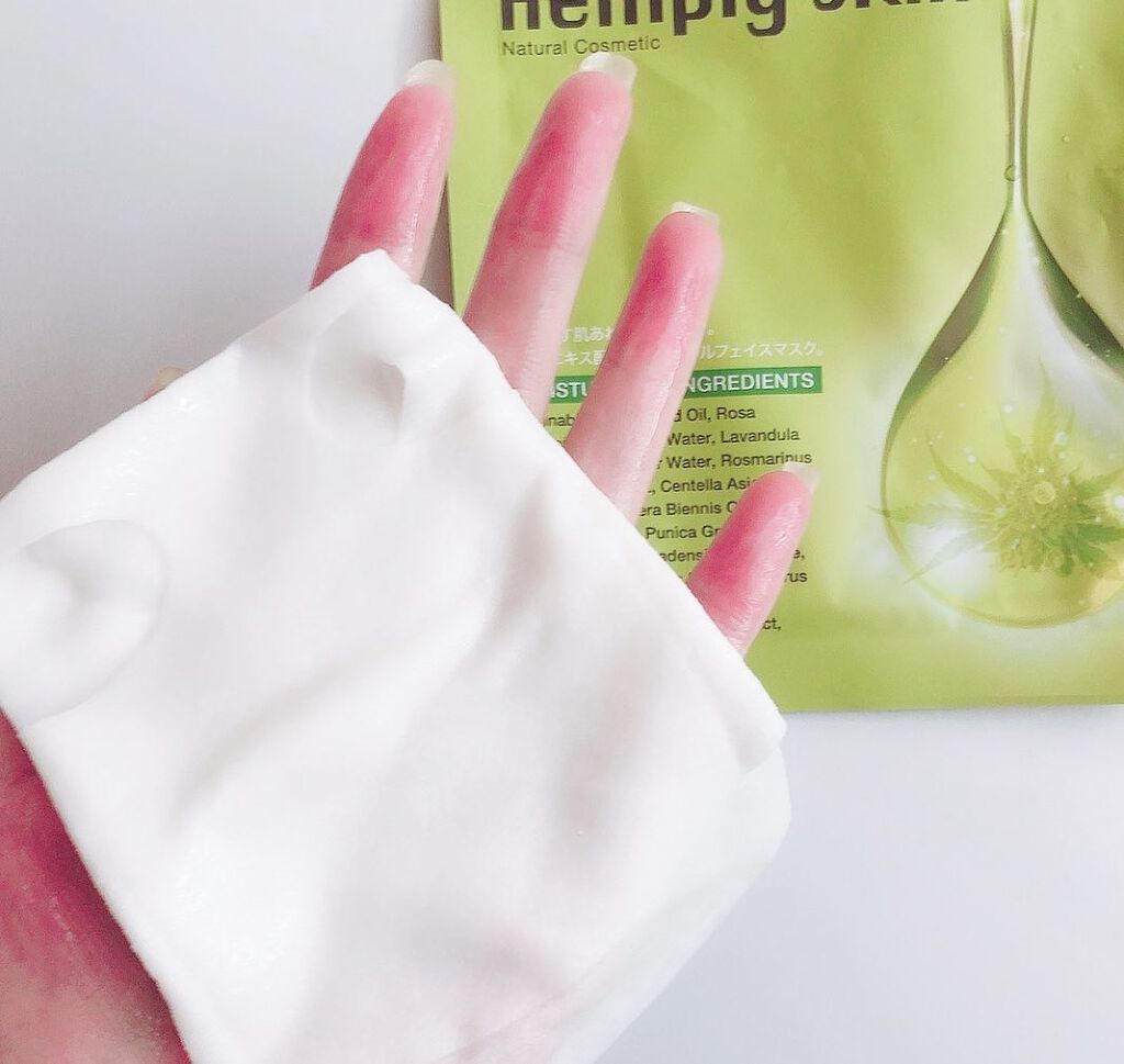 Hemplyskinフェイシャルパック/Hemplyskin/シートマスク・パックを使ったクチコミ（2枚目）