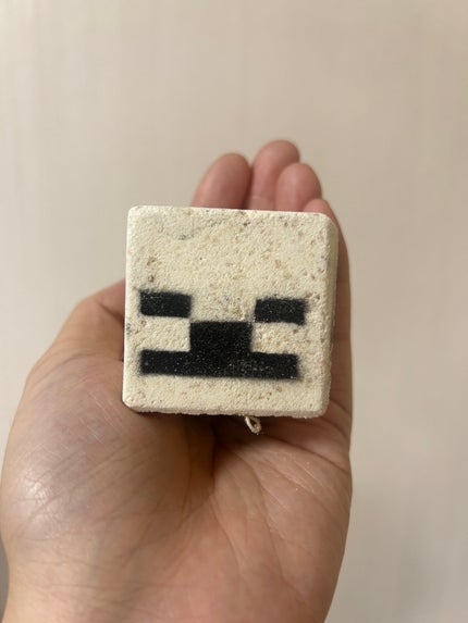 ラッシュ スケルトン のクチコミ「ラッシュ マインクラフトコラボ
スケルトン シャワーボム ¥800
急速にラッシュ沼に落ちて.....」(1枚目)