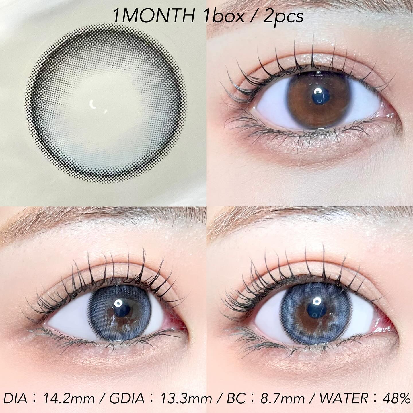 Daisy Shower 1Day/chuu LENS/ワンデー（１DAY）カラコンを使ったクチコミ（3枚目）