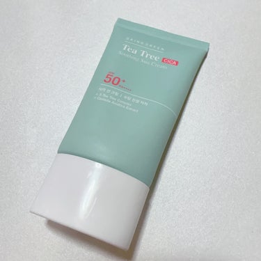 BRING GREEN ティーツリー CICA スージング サンクリームのクチコミ「BRING GREEN ティーツリーシカスージングサンクリームSPF50+PA++++


Q.....」（2枚目）