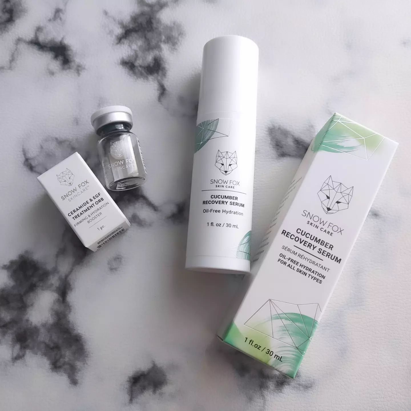 試してみた】リカバリー セラム (キューカンバー) SNOW FOX SKINCAREの