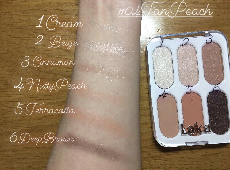 フォーエバー6アイパレット/Laka/アイシャドウパレットを使ったクチコミ（2枚目）