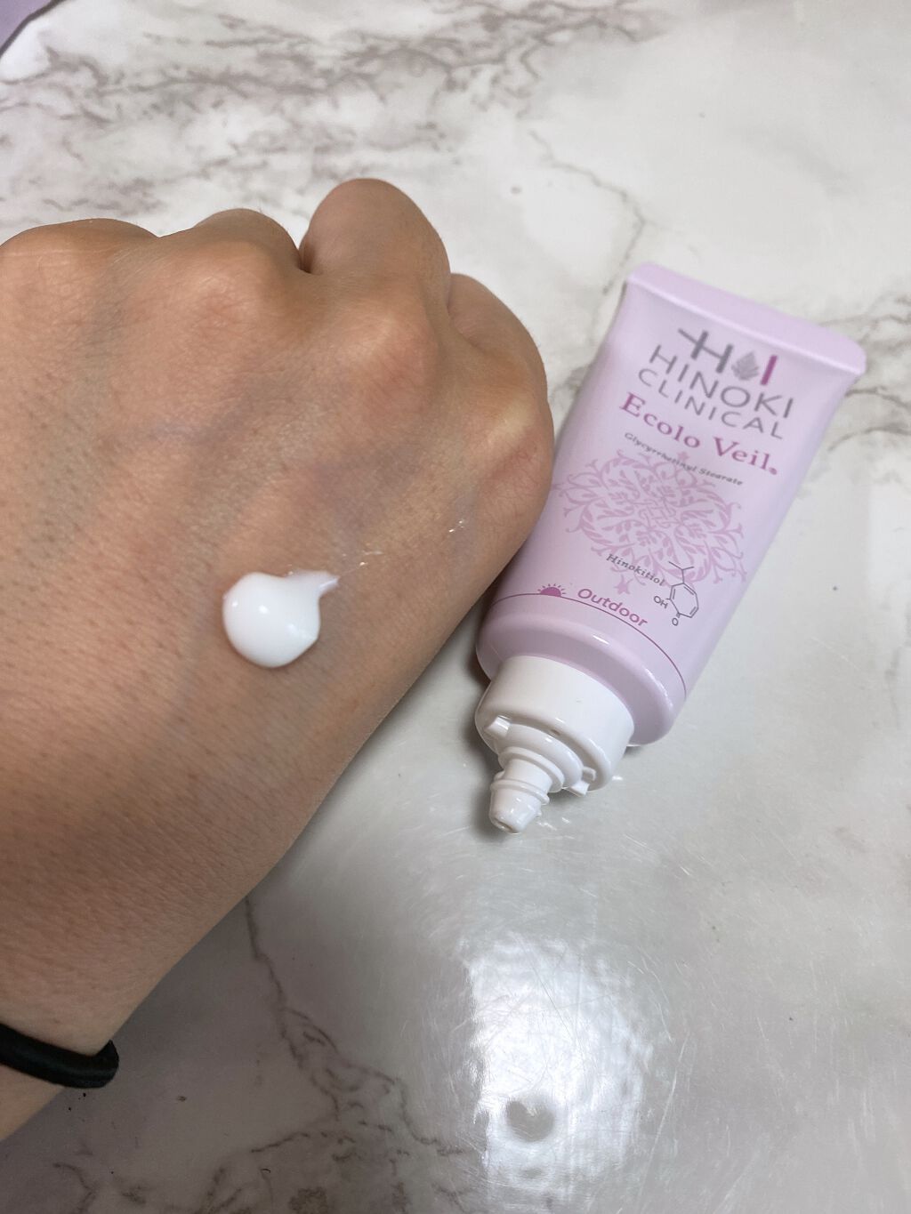 エコロヴェール/ヒノキ肌粧品/日焼け止めクリームを使ったクチコミ（3枚目）