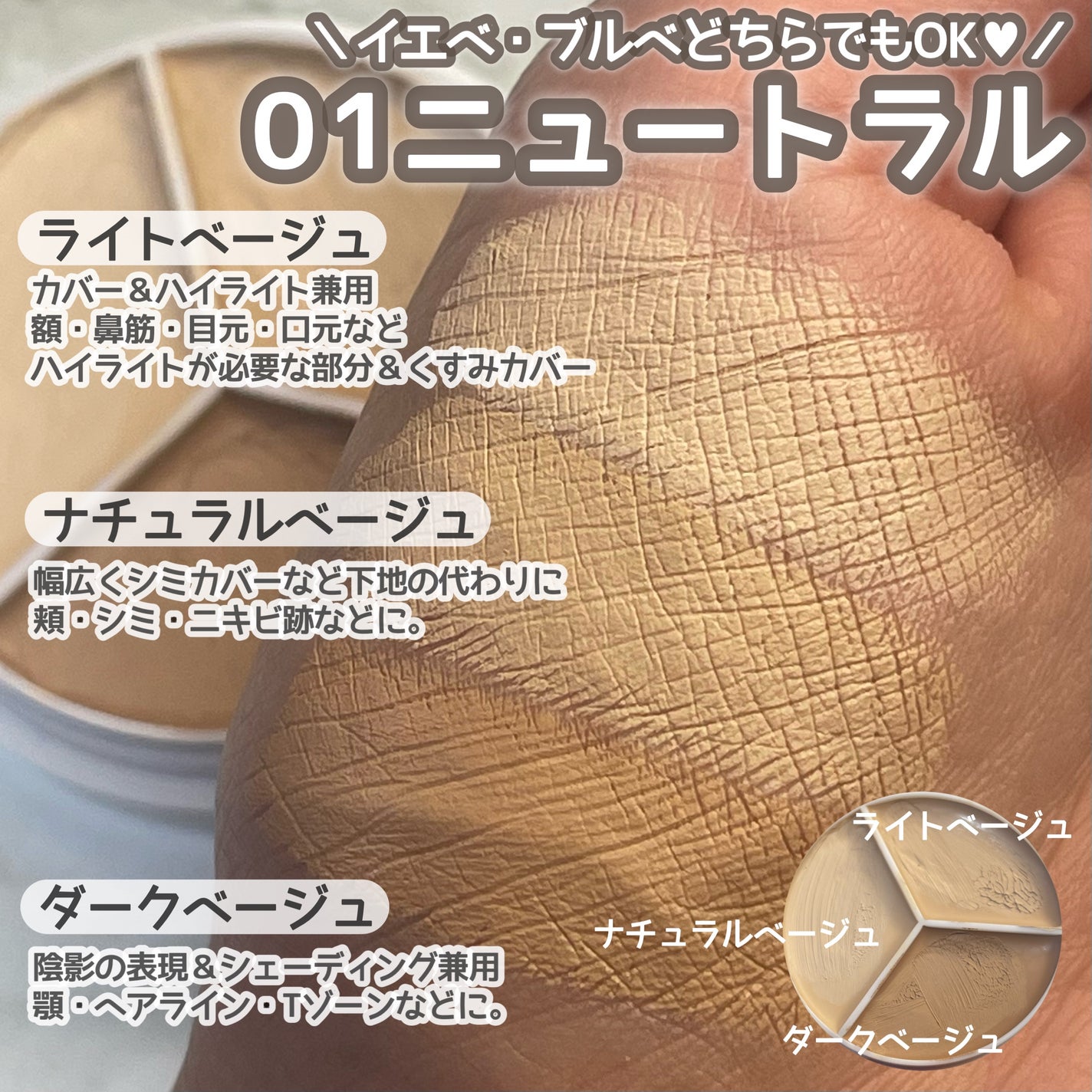 カバーアッププロコンシーラー/TFIT/パレットコンシーラーを使ったクチコミ(4枚目)