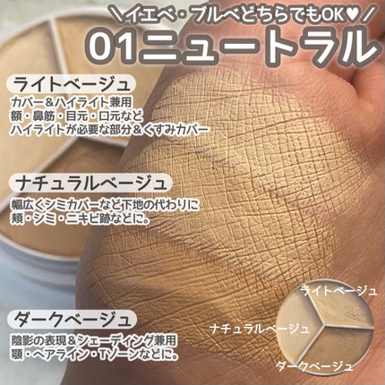 カバーアッププロコンシーラー/TFIT/パレットコンシーラーを使ったクチコミ(4枚目)