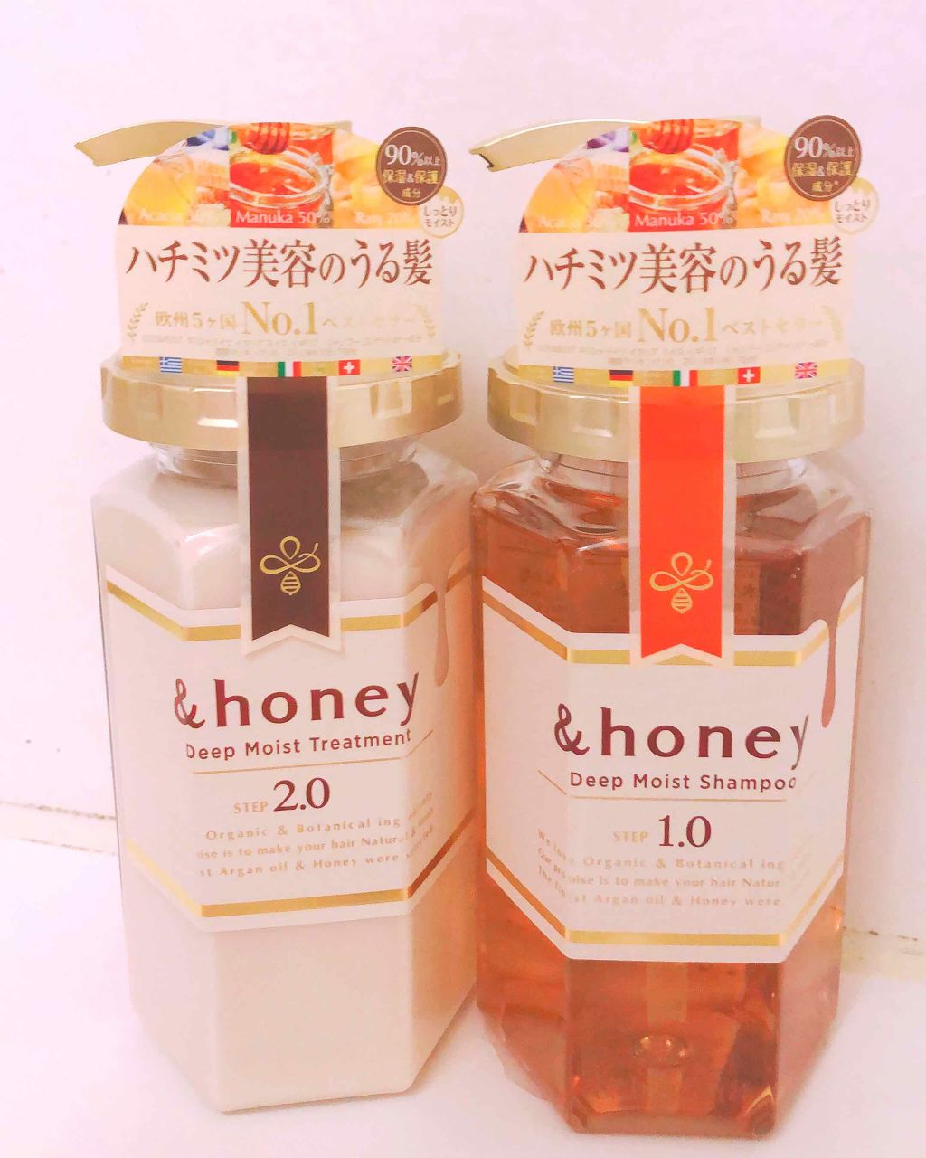 ディープモイスト シャンプー1.0/ヘアトリートメント2.0/&honey/市販シャンプーを使ったクチコミ(1枚目)